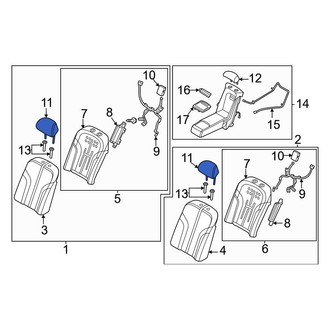 Genesis OE - Front Right Headrest