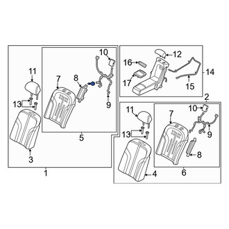 Genesis OE - Rear Right Seat Back Frame