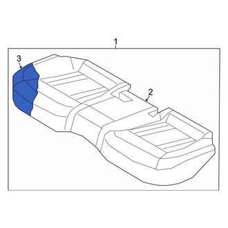 Genesis OE - Front Right Seat Cushion Pad