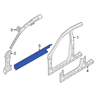 Genesis OE - Left Inner Rocker Panel