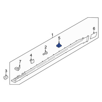 Genesis OE - Rocker Panel Molding Clip
