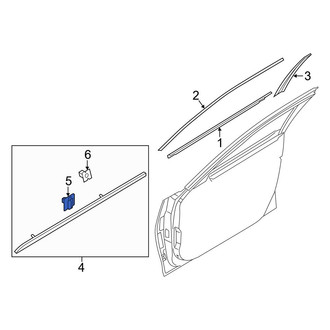 Genesis OE - Door Molding Clip