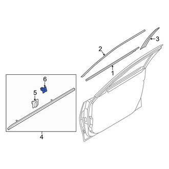 Genesis OE - Door Molding Clip