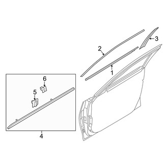Genesis OE - Front Door - Exterior Trim