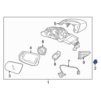 Genesis OE - Door Mirror Nut