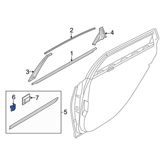 Genesis OE - Door Molding Clip