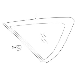 Genesis OE - Quarter Panel - Glass