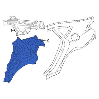 Genesis OE - Rear Left Lower Inner Quarter Panel