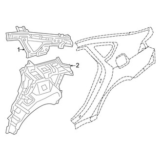 Genesis OE - Quarter Panel - Inner Components