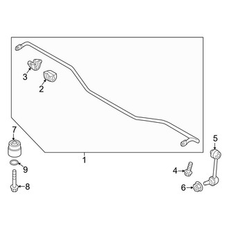 Genesis OE - Rear Suspension - Stabilizer Bar & Components