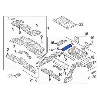 Genesis OE - Rear Left Frame Rail End