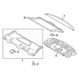 Genesis OE - Rear Body & Floor - Interior Trim (Package Tray)