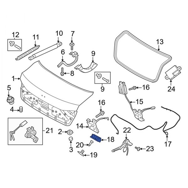 Deck Lid Handle