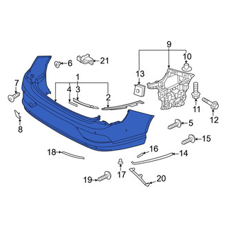 Genesis OE - Rear Bumper Cover