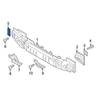 Genesis OE - Upper Outer Bumper Impact Bar Bracket