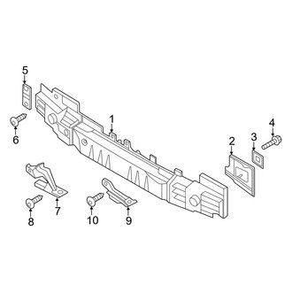 Genesis OE - Rear Bumper - Bumper & Components (Impact Bar)