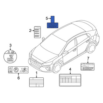 Genesis OE - Air Bag Information Label