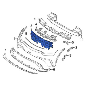 Genesis OE - Front Bumper Cover Reinforcement