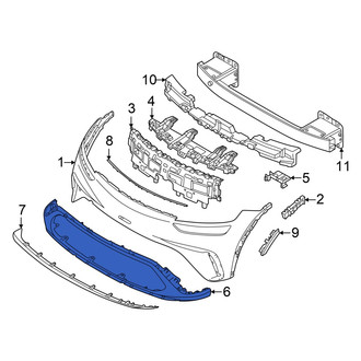 Genesis OE - Front Lower Bumper Cover