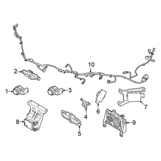 Genesis OE - Front Bumper & Grille - Electrical Components