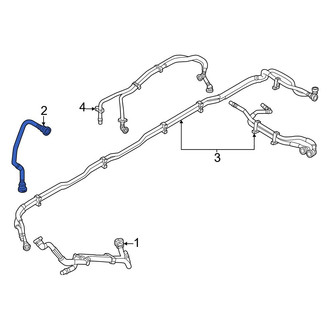 Genesis OE - Rear Drive Motor Inverter Coolant Line