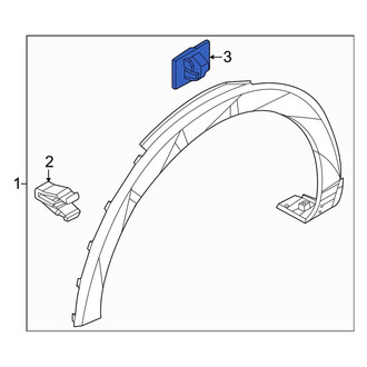 Genesis OE - Wheel Arch Molding Clip