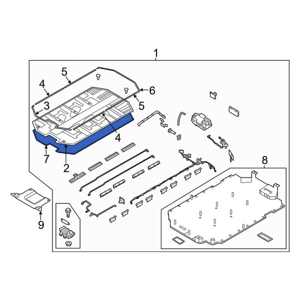 Drive Motor Battery Pack Cover Seal