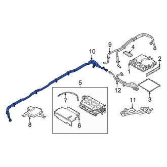 Genesis OE - Front Drive Motor Inverter Coolant Line