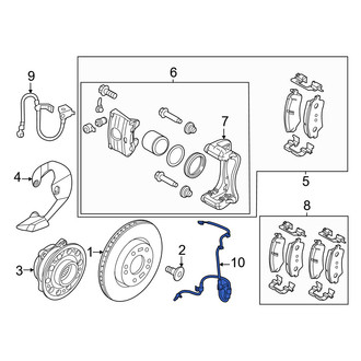 Genesis OE - Front Left ABS Wheel Speed Sensor