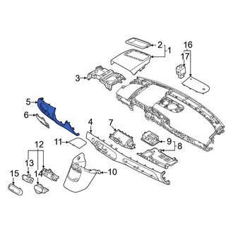 Genesis OE - Left Upper Instrument Panel Trim Panel