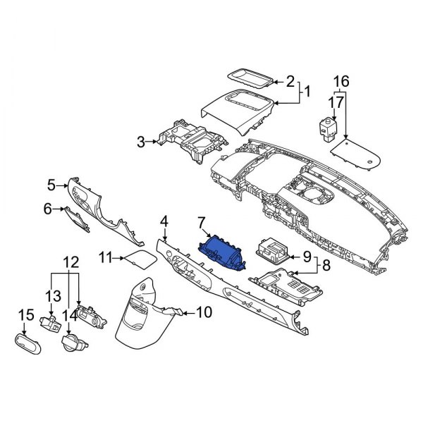 Instrument Panel Storage Compartment