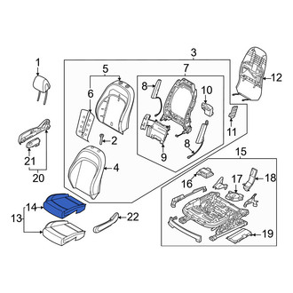 Genesis OE - Front Right Seat Cover