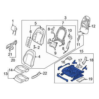 Genesis OE - Front Left Seat Track