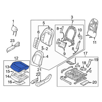 Genesis OE - Front Left Seat Cover