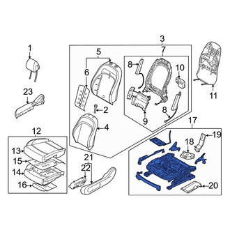 Genesis OE - Front Left Seat Track