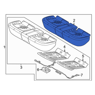 Genesis OE - Rear Seat Cover