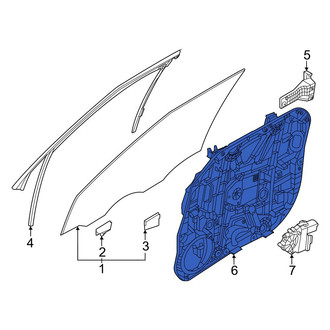 Genesis OE - Front Left Door Panel Carrier