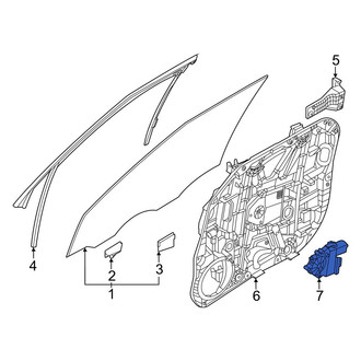 Genesis OE - Front Left Window Motor