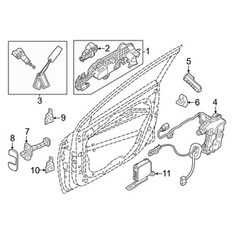 Genesis OE - Front Door - Lock & Hardware