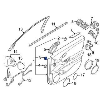 Genesis OE - Door Interior Trim Panel Retainer