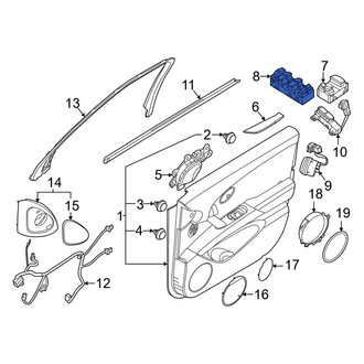 Genesis OE - Front Left Door Window Lock-Out Switch