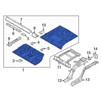 Genesis OE - Rear Floor Pan