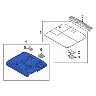 Genesis OE - Rear Trunk Floor Storage Box