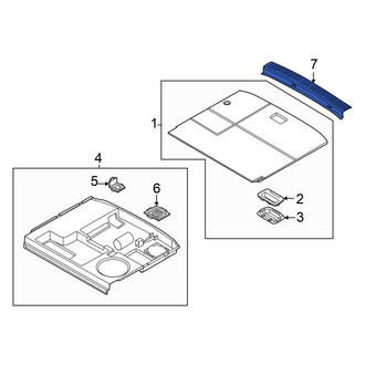Genesis OE - Rear Liftgate Trim Scuff Plate