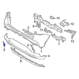 Genesis OE - Rear Tow Eye Cap