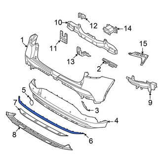 Genesis OE - Rear Lower Bumper Trim