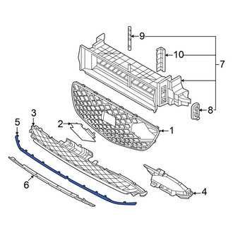 Genesis OE - Front Grille Molding