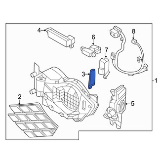 Genesis OE - Drive Motor Battery Pack Charging Port Door Bumper Stop