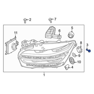 Genesis OE - Outer Headlight Mounting Bolt