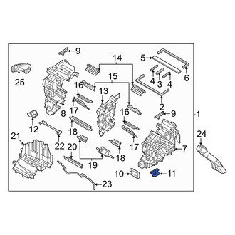 Genesis OE - Right HVAC Unit Case Cover